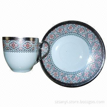 Fine Porcelain Tea Cup and Saucer